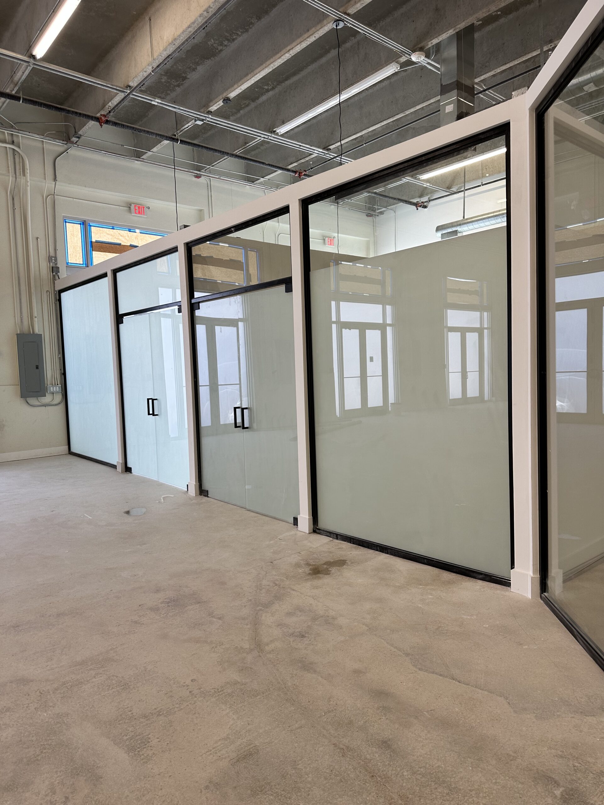 Downtown Miami frosted privacy film