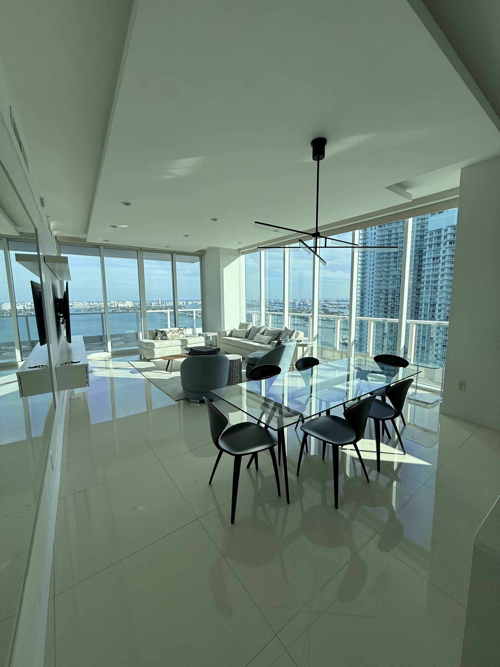 Downtown Miami condo 70% ceramic window tint